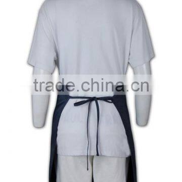 Wholesale Factory Price Navy Blue Latest Unisex Cotton Long Apron photo-3