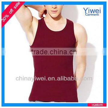 Bamboo Blank Sport Tank Top Men