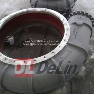 Hard-wearing pump volute liner