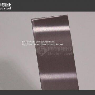 ASTM 316 Dark Brown HL Stainless Steel Sheet With High Quality photo-2