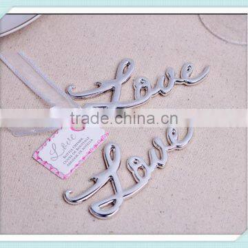 Best Quality Chrome Love Bottle Opener Wedding & Bridal Shower Favors and Gift For Guest photo-2