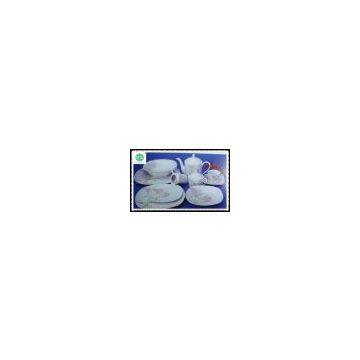 pink flower printing square porcelain dinnerware sets