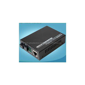 10/100M fast ethernet single fiber optic media converter with Rohs