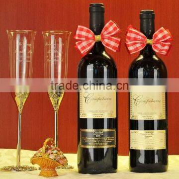 mini Bottle Wine Ribbon Bow 2016