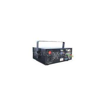 Single Green Outside Laser Light Effects Working Animation TV Station Performance