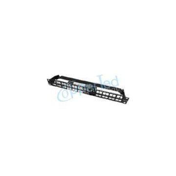 UTP Cat.6 1U 48Port Empty Patch Panel With Back Bar