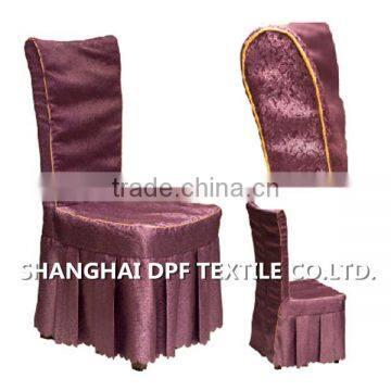 100% polyester hotel jacquard chair cover