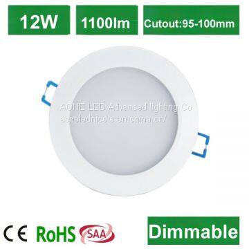 Downlights fixture Item Type and CE,FCC,UL,RoHS Certification 12w led downlight no dimmable Taiwan Epistar