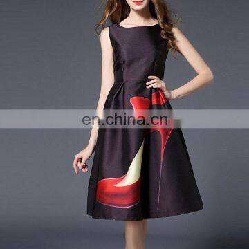 Hot Style Elegant Appearance Floral Dress Women Ladies