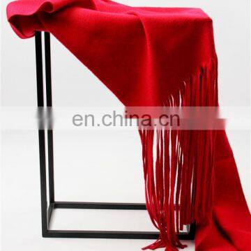 2017 plain woven woolen autumn winter women neck warm pashmina scarf shawl Long fringes fashionable cashmere scarves