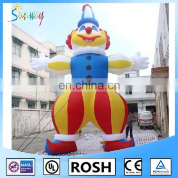 SUNWAY 8 meters Giant Inflatable Clown, Commercial Inflatable Balloons MO-137