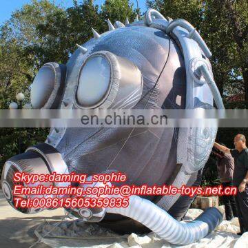 Customized Inflatable Gas Mask Replica for Holloween Decoration