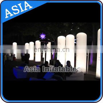 Outdoor Celebration Led Lighting Inflatable Pillars / Led Inflatable Pillars For Sale