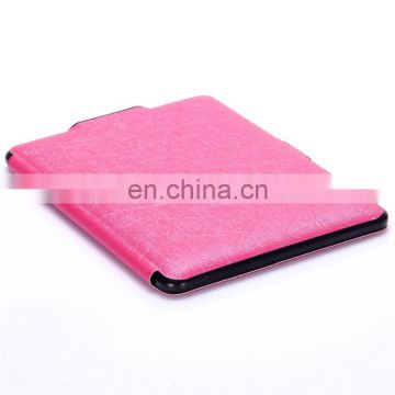 Auto sleep/wake function smart tablet Flip Book cover case for kindle paperwhite 1 2 3 leather case