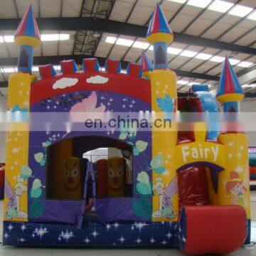 inflatable princess bouncer twist combo / princess bounce house with slide / inflatable bouncy house twist slide