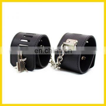 adult erotic toys of faux leather wrist & ankle cuffs restraints