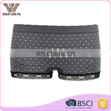 Hot sale comfortable cute spots design seamless women's panties