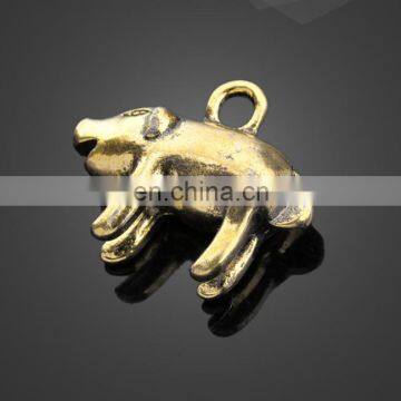 Wholesale Cute Animal Pig Shape Pendant Alloy Pendant Jewelry Accessories photo-4