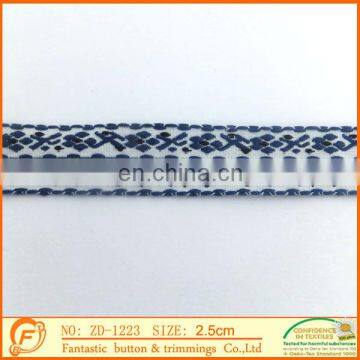 2.5cm of width nice polyester cheap ribbon manufacturer