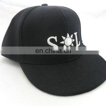 Embroidery Letter Custom Acrylic Structured 2Tone Snapback Cap