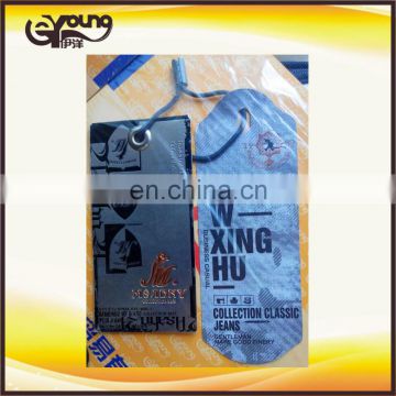 2015 newest garment tag and clothing tags with high quality,new clothing hang tag design&price tag&paper hang tag manufacture