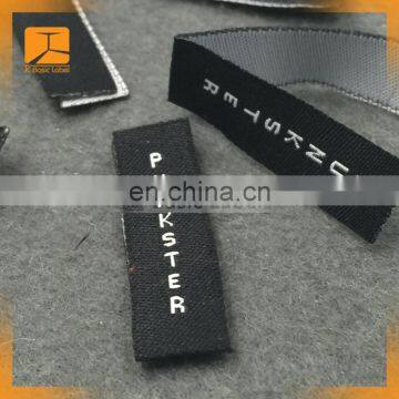 Well Made High Quality Soft Skin Care Woven Label Canvas Clothing Label photo-2