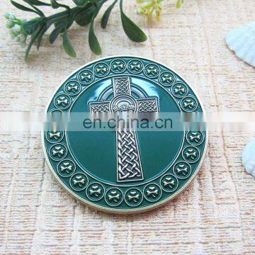 Ancient design Jesus cross coin for Christmas