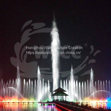 Music Dancing Large Water Show Fountain, Outdoor Beautiful Show With LED and Lares and Fire photo-2