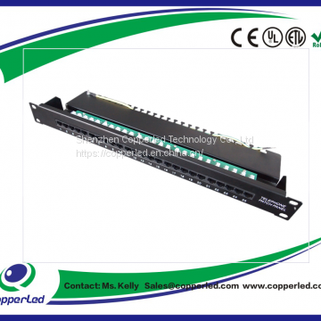 UTP Cat.3 Telephone panel 25Port