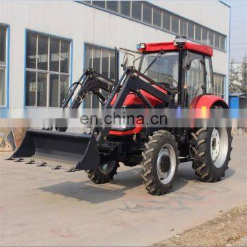 55hp front end loader and backhoe farm tractor