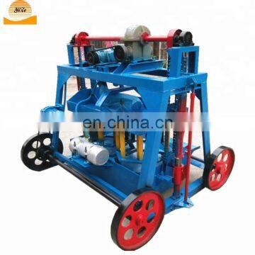 Concrete interlocking bricks block making machine