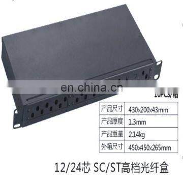 12 24 36 48 Core Rack Mounted OTB ODF Outdoor SC ST FC Simplex Duplex Optical Fiber Termination Distribution Box