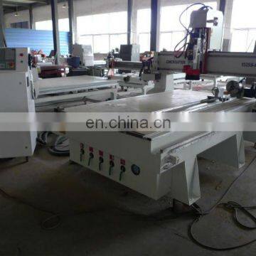 Auto tool changer woodworking cnc router with rotary axis MD1325