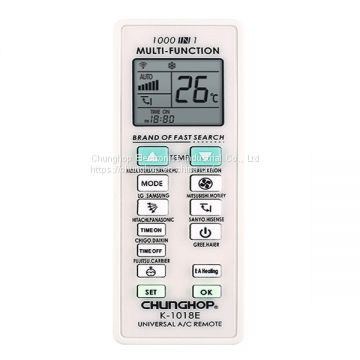 K-1018E 1000 in 1 Universal Air Conditioner Remote Control Wireless Air Conditioning Controller