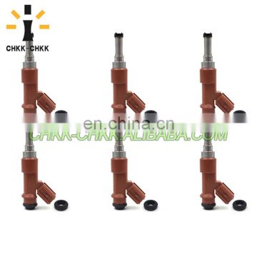 6x 23209-0P040 23250-0P040 fuel injector for RX330/350 MCU3* GSU3* 3.5L 2GRFE 2003~2008