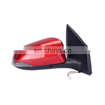 Performance 5 lines car rear view mirror for Toyota COROLLA 2012-2016 withLED turn signal Car spare parts mirror