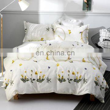 Popular lasted design printed direct manufacture bed sheet set