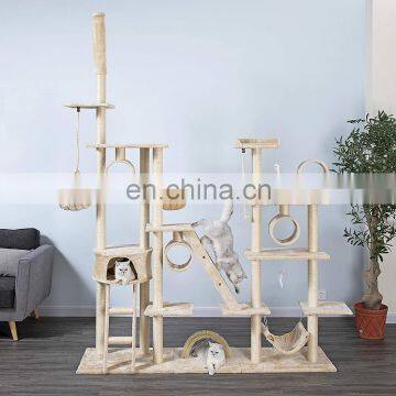 Amazon Top Seller Factory Price Cat Toys Condo Furniture Cat Tree Tower For Sale photo-3