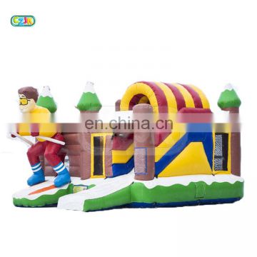 skier inflatable jumper bouncer jumping bouncy castle bounce house