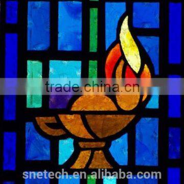 Stained Glass Religious Sysblom Church Window photo-5
