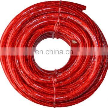 PVC in 4awg Car Audio Amplifier Wiring Kit Installation Cables photo-3