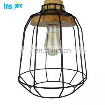 Retro Iron Suspension Cage Loft Pendant Lighting photo-5