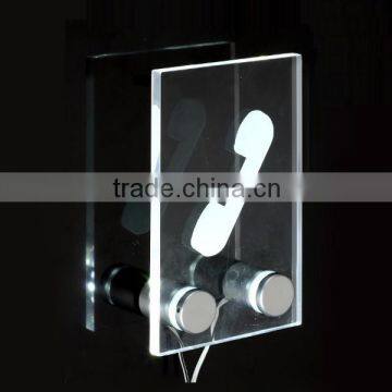 Unique Design Advertising Board White Color LED Standoff