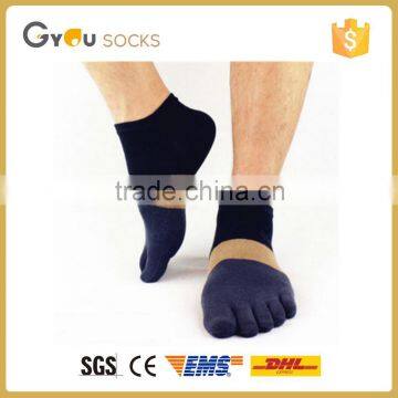 Casual Cotton Blend Five Fingers Toe Socks Comfortable Mixed Color Boat ankle Socks