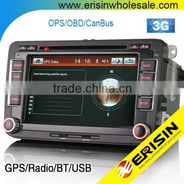 Erisin ES7900V 7" Golf 6 Car GPS DVD Player Bluetooth USB