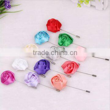 Beautiful Flower Shape Lapel Brooch Pin for Prom, Party, Wedding Boutonniere