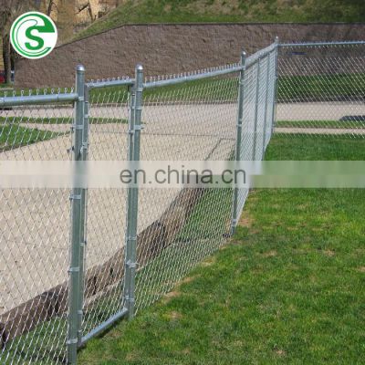 Factory hot dipped galvanized low price chain link roll fence