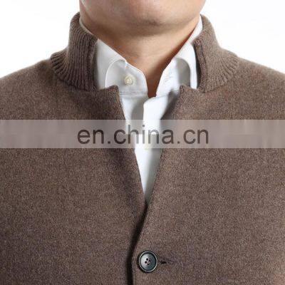 Men Winter Thick Knitted Wool Cashmere Cardigan photo-5