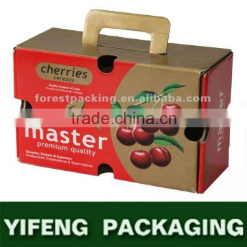 full color print glossy lamination carton fruit packing box