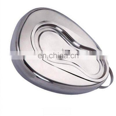High Quality Stainless Steel Basin Surgical Bed Pan With Cover for Hospital photo-2
